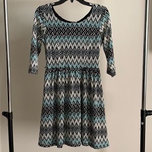Geometric Pattern Dress